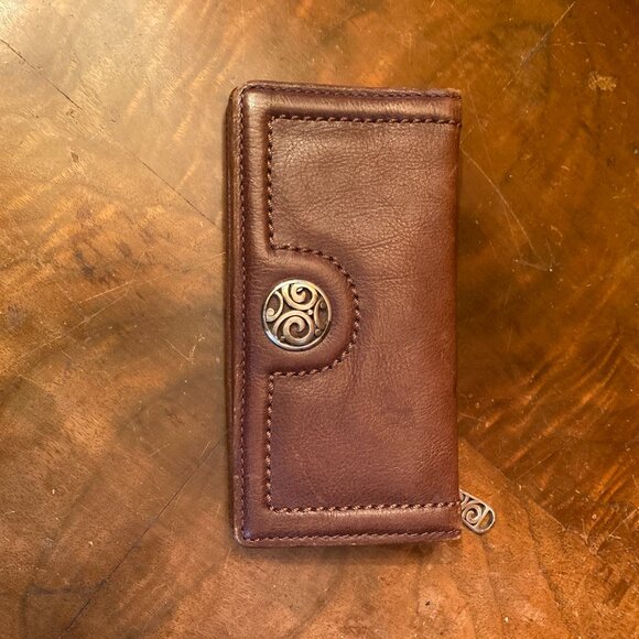 Vintage Brighton Brown Leather Wallet EUC - Picture 2 of 7
